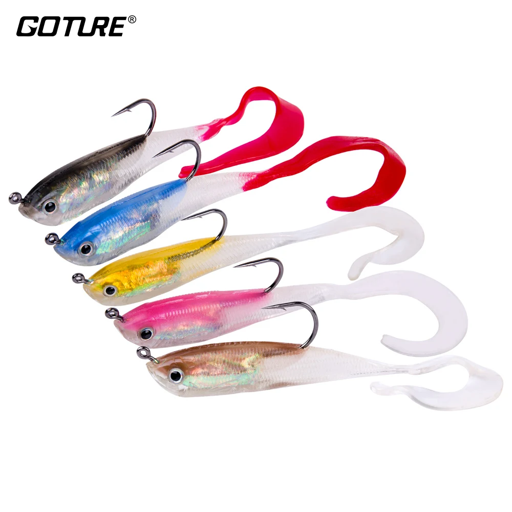 Goture Soft Fishing Lures Lead Fish Silicone Bait Wobblers Soft Lure Shad For Fishing Tackle 5pcs 10cm 14.7g
Goture Soft Fishing Lures Lead Fish Silicone Bait Wobblers Soft Lure Shad For Fishing Tackle 5pcs 10cm 14.7g
