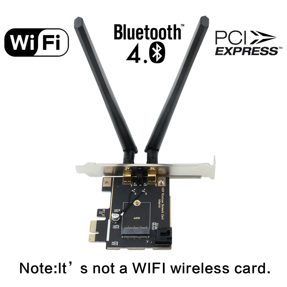 Адаптер M.2 для настольного ПК PCIe преобразователь с картой PCI Express Wi Fi 6 AX200 Intel 8265AC