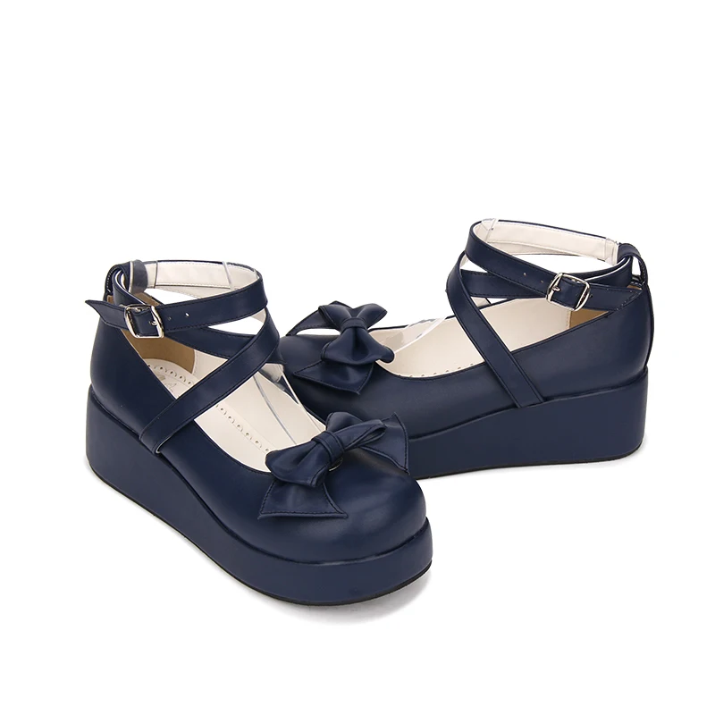 Angelic imprint New Designer Sweet Lolita style PU Leather Bowknot Round Toe Platform shoes Women Pumps size 35-46
Angelic imprint New Designer Sweet Lolita style PU Leather Bowknot Round Toe Platform shoes Women Pumps size 35-46
