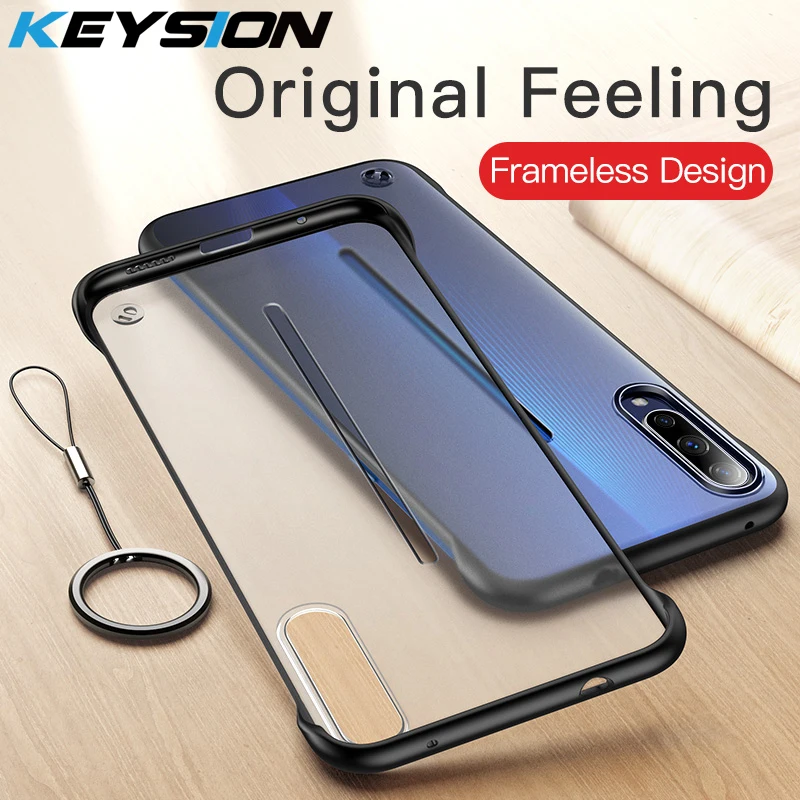 Бескаркасный чехол KEYSION для VIVO IQOO x27 Pro прозрачный из ТПУ и силикона задняя крышка