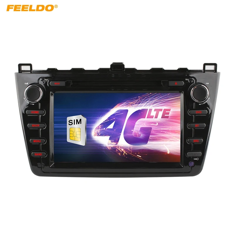 FEELDO 8 "Android 6 0 (64 бит) DDR3 2G/32G/4G LTE автомобильный DVD GPS радио головное устройство для