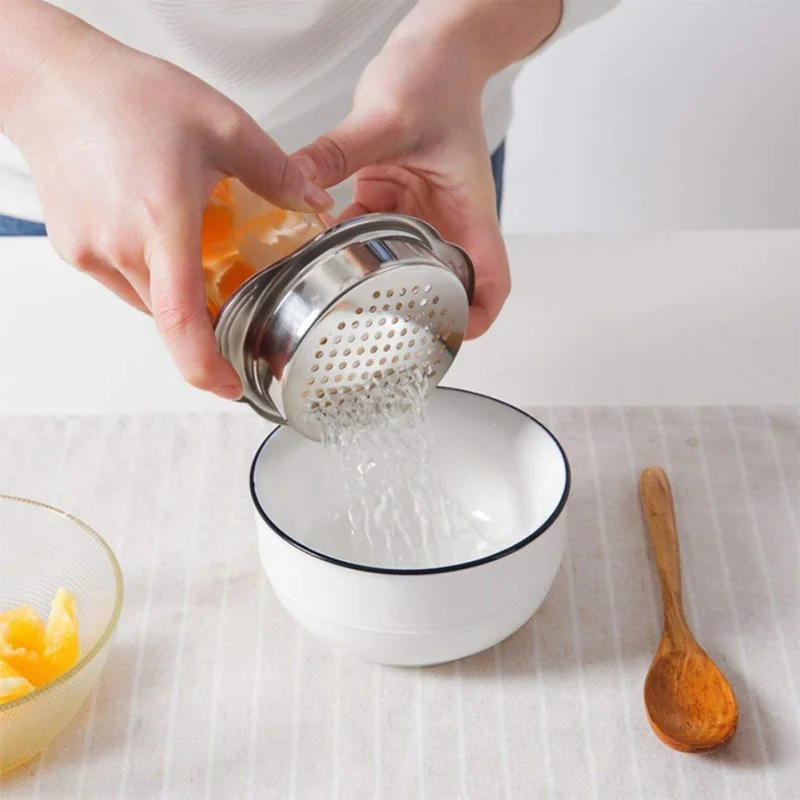 Stainless Steel Food Can Strainer Oil Drainer Sieve Strainer Sprouting Lids With Handle for Kitchen Tools Gadget
Stainless Steel Food Can Strainer Oil Drainer Sieve Strainer Sprouting Lids With Handle for Kitchen Tools Gadget