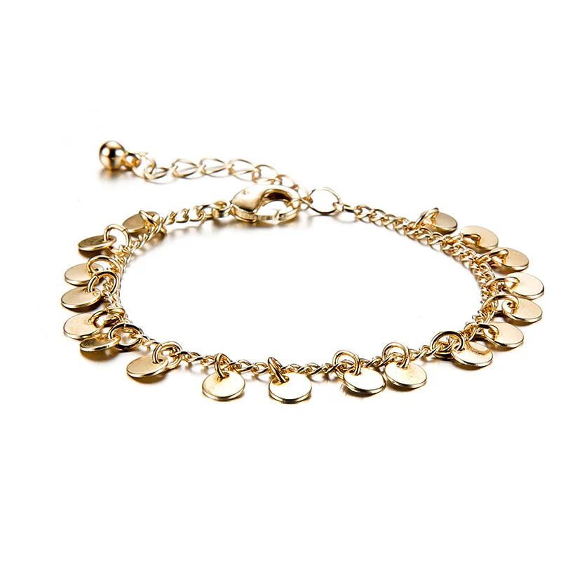 3 Pcs/Set Gold Link Chain Paillette Charm Bracelet for Women Simple Gold Chain Bracelet Adjustable Lucky Friendship Jewelry 2019
3 Pcs/Set Gold Link Chain Paillette Charm Bracelet for Women Simple Gold Chain Bracelet Adjustable Lucky Friendship Jewelry 2019