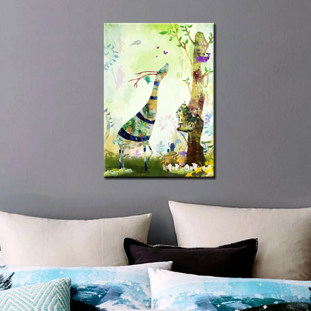 Abstract Watercolor Deer Animal Poster 1 Piece Unframed Painting Print And Poster Living Room Decor Modern Picture Artworks
Abstract Watercolor Deer Animal Poster 1 Piece Unframed Painting Print And Poster Living Room Decor Modern Picture Artworks