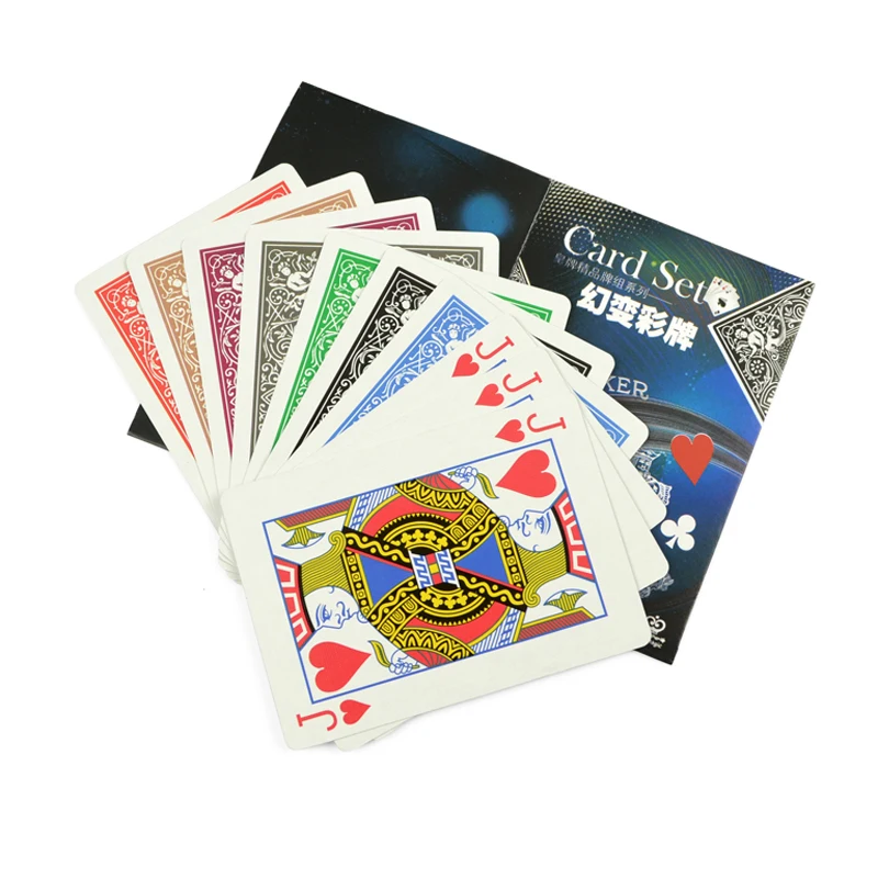 Discolor Cards Back Magic Tricks Close up Street Trick Professional Card Trick Wholesale and Retail
Discolor Cards Back Magic Tricks Close up Street Trick Professional Card Trick Wholesale and Retail