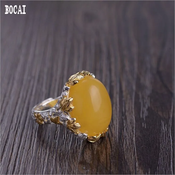Real S925 solid sterling silver ladies rich flowers beeswax exquisite female ring
Real S925 solid sterling silver ladies rich flowers beeswax exquisite female ring
