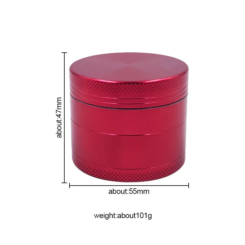 SY 4 Layer 55MM Metal Herbal Herb Cigar Tobacco Grinder Spice Smoke Crusher Hand Muller Smoking Pipe Accessories
SY 4 Layer 55MM Metal Herbal Herb Cigar Tobacco Grinder Spice Smoke Crusher Hand Muller Smoking Pipe Accessories