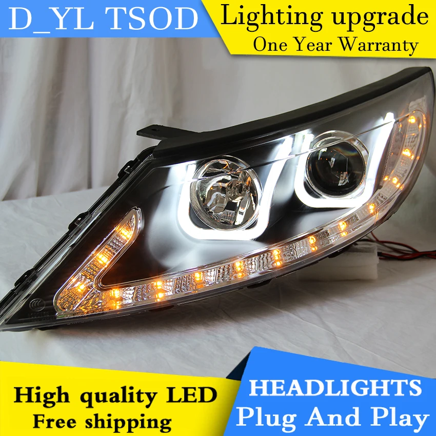 DY_L Car Styling Head lamp for Kia Sportage R "U" style 2011-2014 LED Headlight DRL H7/D2H HID Xenon bi xenon lens
DY_L Car Styling Head lamp for Kia Sportage R "U" style 2011-2014 LED Headlight DRL H7/D2H HID Xenon bi xenon lens
