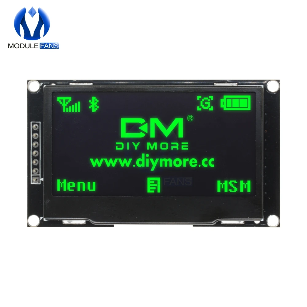 Цифровой ЖК-экран 12864 дюйма, 128X64, зеленый OLED-дисплей, модуль C51, плата для Arduino, «сделай сам», электронный, 2,42 дюйма, SSD1309 STM32
Цифровой ЖК-экран 12864 дюйма, 128X64, зеленый OLED-дисплей, модуль C51, плата для Arduino, «сделай сам», электронный, 2,42 дюйма, SSD1309 STM32