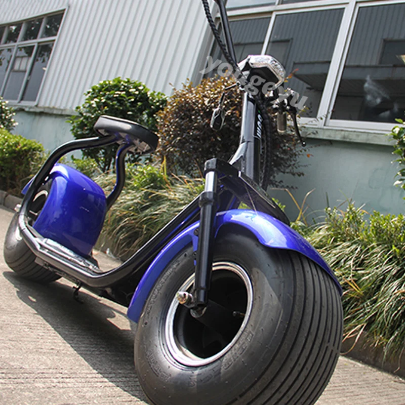 Harley Electric Scooter Motor Cycle Wide Tire Bike E-Bike E scooter 1000W Car Vehicle Motorcycle Citycoco moto eletrica | Спорт и