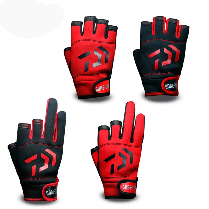 1 Pair Daiwa Fishing Gloves Waterproof 3 Cut Finger Hands Protection Anti-slip Men's Gloves Fishing Bicycling Gloves UV 4 Colors
1 Pair Daiwa Fishing Gloves Waterproof 3 Cut Finger Hands Protection Anti-slip Men's Gloves Fishing Bicycling Gloves UV 4 Colors