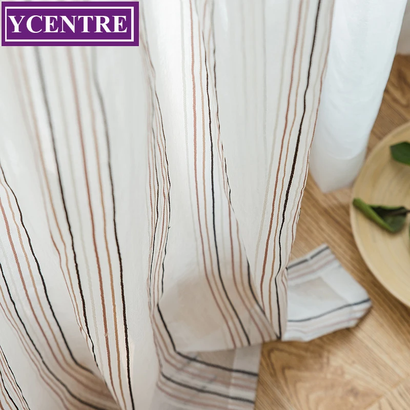 YCENTRE Colorful Strip Style Window Treatment Semi White Voile Tulle Sheer Curtain for Living Room,Kitchen Drape for Bedroom
YCENTRE Colorful Strip Style Window Treatment Semi White Voile Tulle Sheer Curtain for Living Room,Kitchen Drape for Bedroom