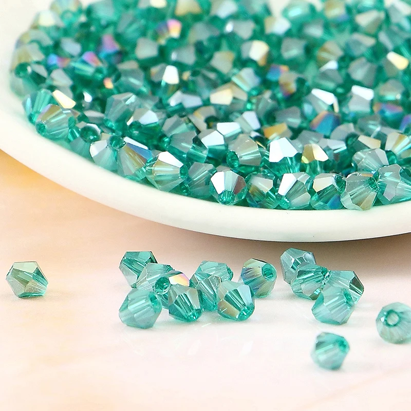 K9 Crystal 5301# Grade AAAA Green Zircon AB color 3mm 4mm 5mm 6mm 8mm Crystal Bicone Beads
K9 Crystal 5301# Grade AAAA Green Zircon AB color 3mm 4mm 5mm 6mm 8mm Crystal Bicone Beads