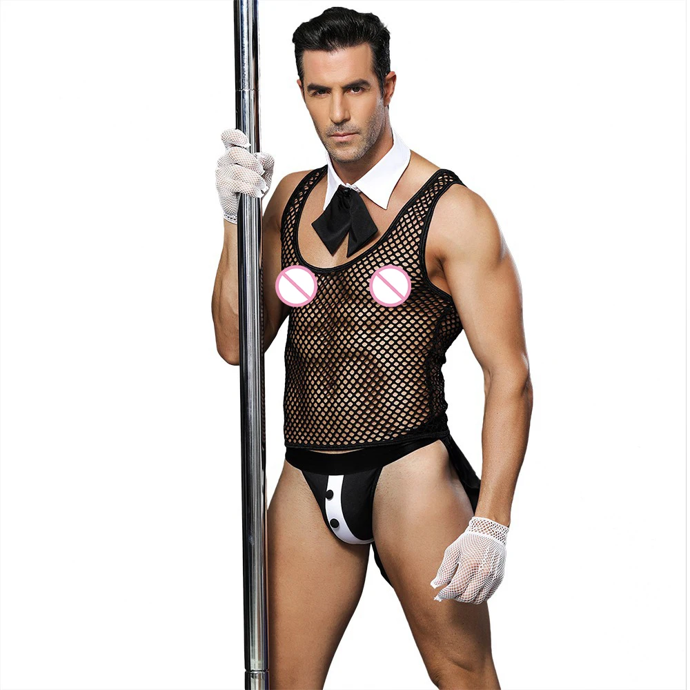 Сексуальное перспективное мужское сексуальное нижнее белье сетка ночной клуб бар официант Мужская сексуальная униформа
Сексуальное перспективное мужское сексуальное нижнее белье сетка ночной клуб бар официант Мужская сексуальная униформа