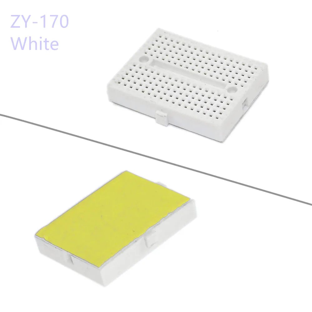 Keyestudio SYB-170 Mini Solderless Prototype Experiment Test Breadboard 170 Tie-points for Arduino DIY Projects
Keyestudio SYB-170 Mini Solderless Prototype Experiment Test Breadboard 170 Tie-points for Arduino DIY Projects