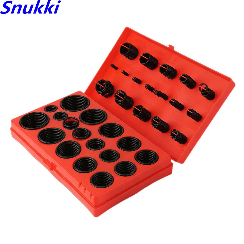 419 Silicon Gaskets Assorted O Ring Rubber Oring Seal R-01 to 32 Kit Set Assortment Set Kit Garage Plumbing With red Case box
419 Silicon Gaskets Assorted O Ring Rubber Oring Seal R-01 to 32 Kit Set Assortment Set Kit Garage Plumbing With red Case box