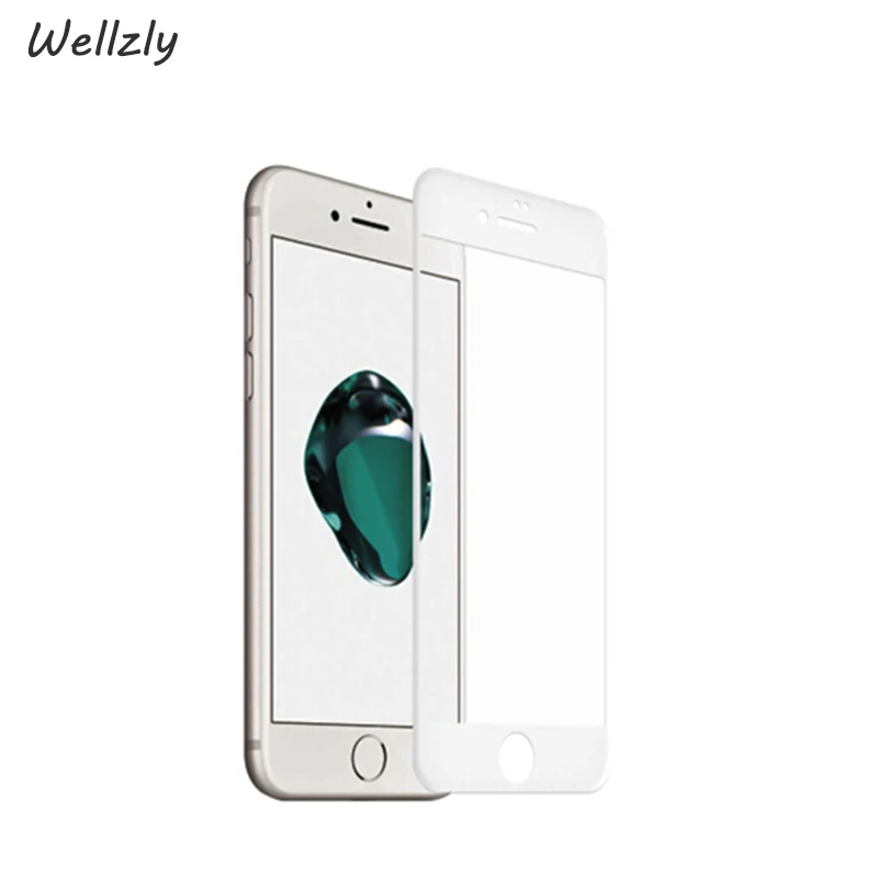Wellzly 3D для iphone 6 6s 7 8 x стекло закаленное на plus полное покрытие протектор экрана