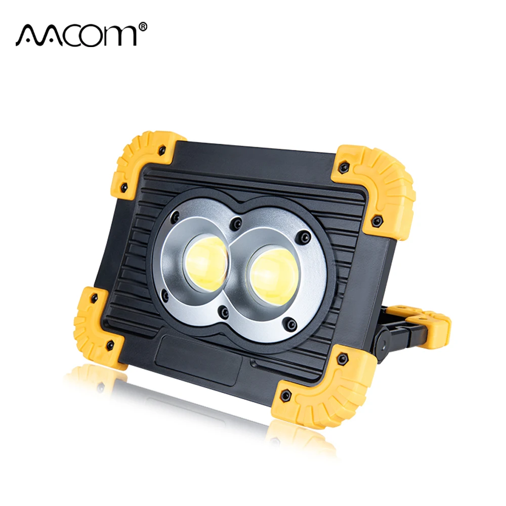 800 Lumen Rechargeable 30W Work Light Portable LED Spotlight 18650 AA Battery Powered Outdoor Floodlight Led Lanterns Flashlight
800 Lumen Rechargeable 30W Work Light Portable LED Spotlight 18650 AA Battery Powered Outdoor Floodlight Led Lanterns Flashlight