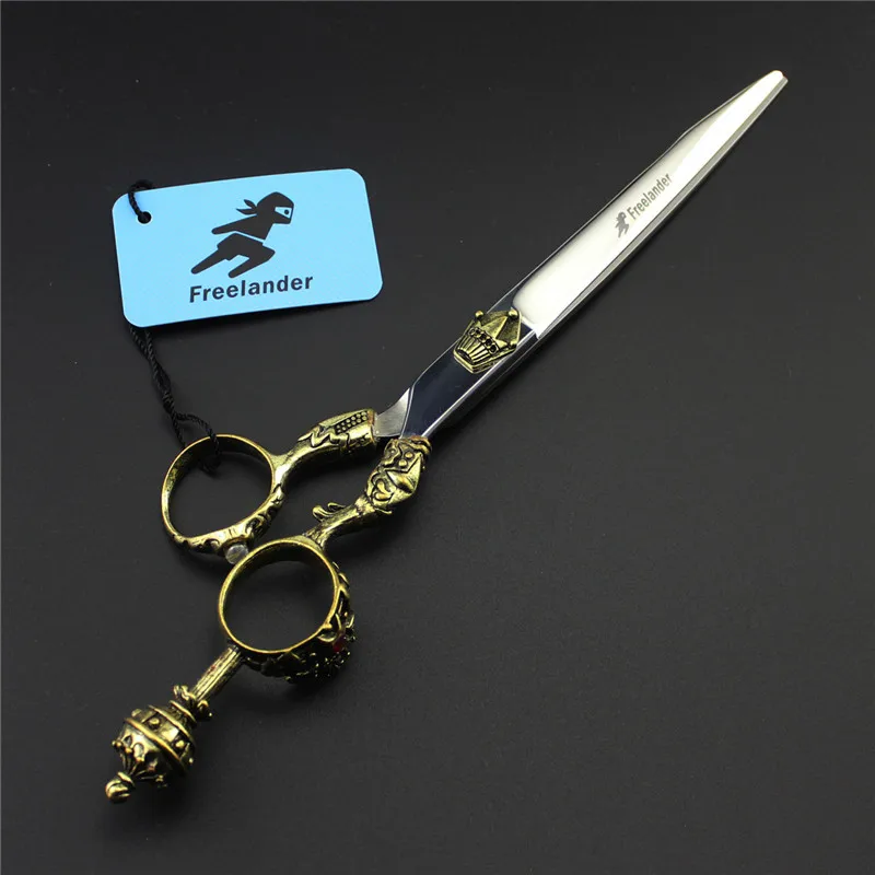7 inch New Design Professional Hair Scissors Hairdressing Cutting Scissors with Leather Case Bronze Gold 440C Barber Scissors
7 inch New Design Professional Hair Scissors Hairdressing Cutting Scissors with Leather Case Bronze Gold 440C Barber Scissors