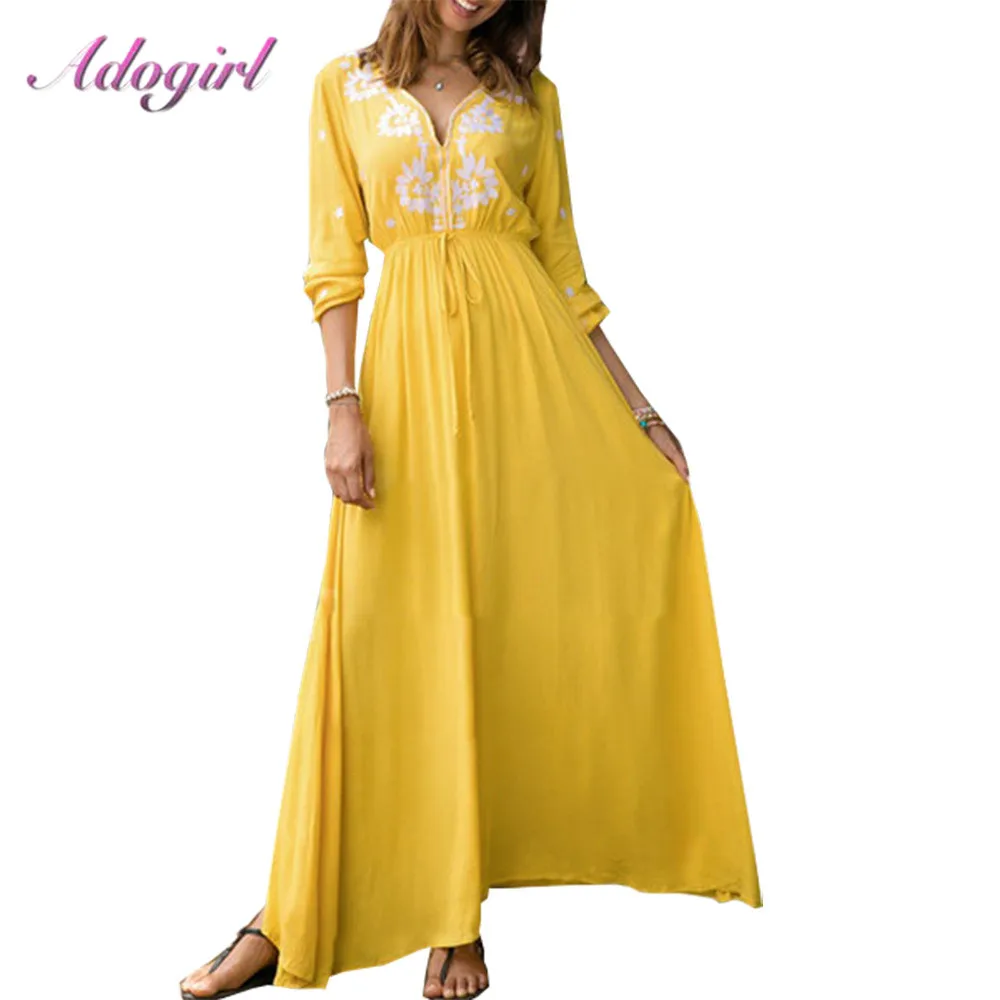 Casual Summer Floral Print Boho Long Dress Women Elegant V Neck Short Sleeve Office Lady Dresses Sexy Night Party Club Vestidos
Casual Summer Floral Print Boho Long Dress Women Elegant V Neck Short Sleeve Office Lady Dresses Sexy Night Party Club Vestidos