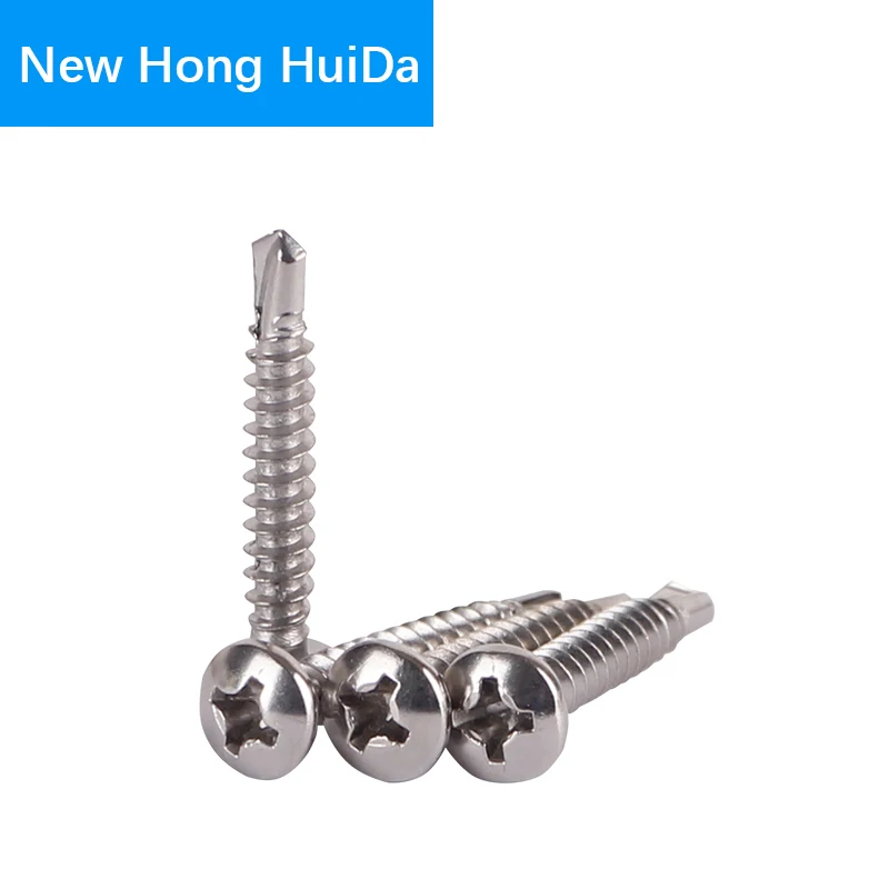 Phillips Round Pan Head Self Drilling Screw Thread Self Tapping Screws Bolt Stainless Steel #12/M5.5
Phillips Round Pan Head Self Drilling Screw Thread Self Tapping Screws Bolt Stainless Steel #12/M5.5
