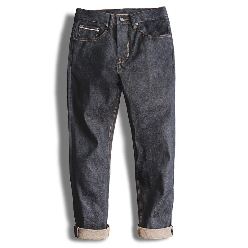 13 8 Топ 2019 унц. мужские джинсы необработанные модные повседневные тонкие прямые