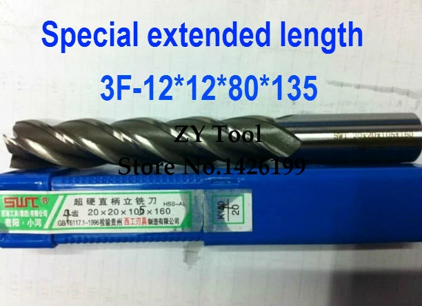 Free shipping 1pcs 12mm 3 Flute HSS & Special extended length Aluminium End Mill Cutter CNC Bit Milling Machinery Cutting tools
Free shipping 1pcs 12mm 3 Flute HSS & Special extended length Aluminium End Mill Cutter CNC Bit Milling Machinery Cutting tools