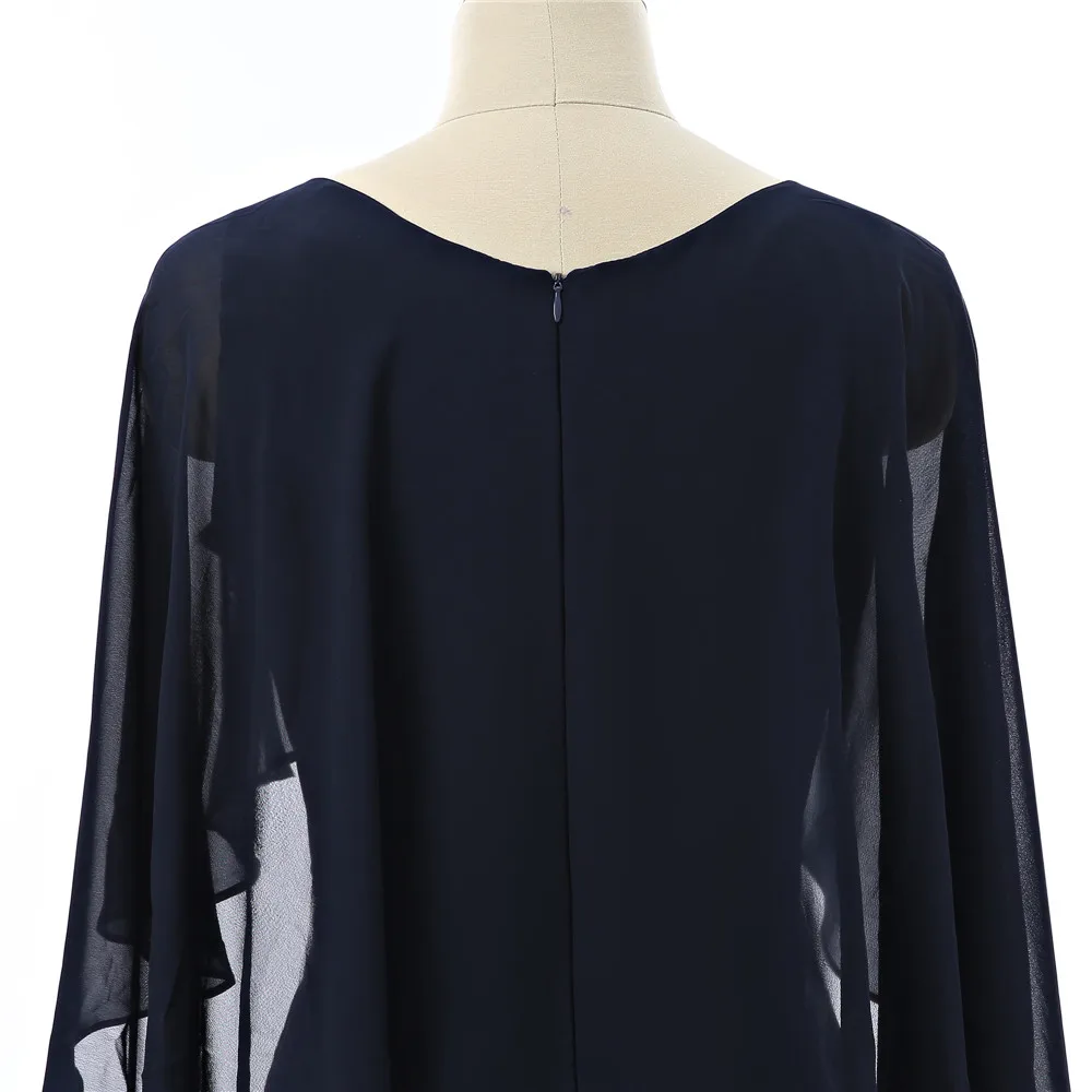 Navy Blue Evening Dresses Mermaid One-shoulder Cap Sleeves Chiffon Beaded Women Long Evening Gown Prom Dress Robe De Soiree
Navy Blue Evening Dresses Mermaid One-shoulder Cap Sleeves Chiffon Beaded Women Long Evening Gown Prom Dress Robe De Soiree