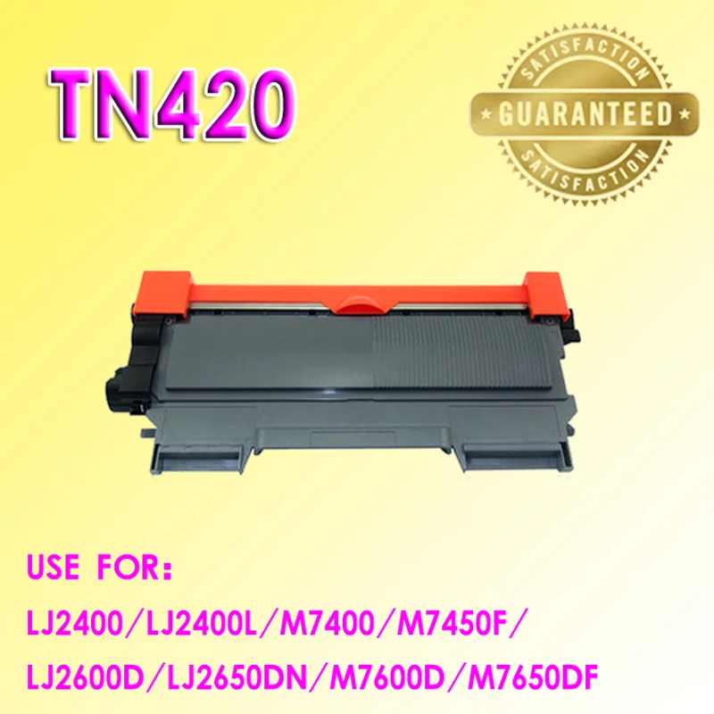 New toner cartridge TN420 for brother TN-420 LJ2400/LJ2400L/M7400/M7450F/LJ2600D/LJ2650DN/M7600D/M7650DF/M7650DNF
New toner cartridge TN420 for brother TN-420 LJ2400/LJ2400L/M7400/M7450F/LJ2600D/LJ2650DN/M7600D/M7650DF/M7650DNF