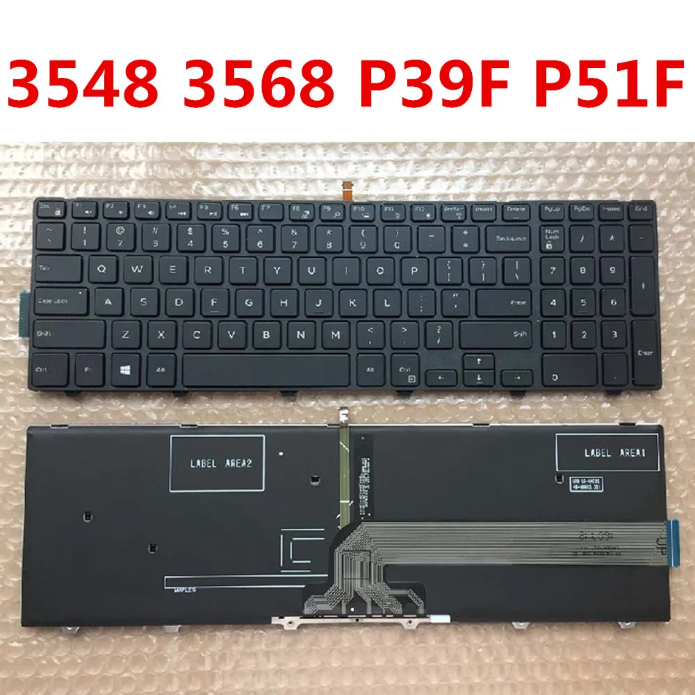 Оригинальная клавиатура для ноутбука Dell 3548, 3568, P39F, P51F 7748, 15-3000, 5557, Подлинная, для Dell 3548, 3568, клавиатура с подсветкой
Оригинальная клавиатура для ноутбука Dell 3548, 3568, P39F, P51F 7748, 15-3000, 5557, Подлинная, для Dell 3548, 3568, клавиатура с подсветкой