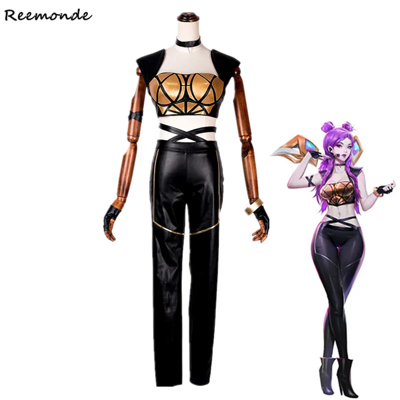 Game LOL KDA Kaisa Cosplay Costume Top Pants Gloves Outfit Full Set LOL K/DA Kaisa Synthetic Wigs Hair For Women Girls Clothes
Game LOL KDA Kaisa Cosplay Costume Top Pants Gloves Outfit Full Set LOL K/DA Kaisa Synthetic Wigs Hair For Women Girls Clothes