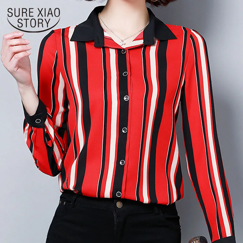Blusas mujer de moda 2019 топы и блузки шифоновая Женские блузка плюс размер кнопки полосатый отложной рубашки воротник 2395 50
Blusas mujer de moda 2019 топы и блузки шифоновая Женские блузка плюс размер кнопки полосатый отложной рубашки воротник 2395 50