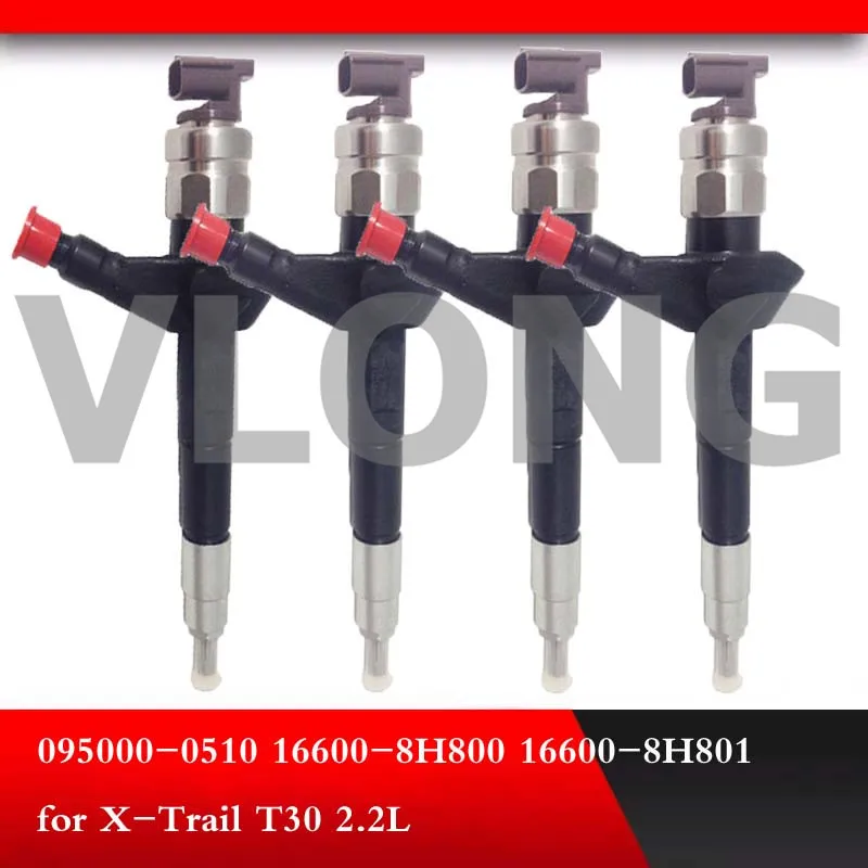 Genine New Common Rail Diesel Injector 095000-0510 095000-0511 16600-8H800 Nissan X-Trail T30 2.2L Fuel Injectors
Genine New Common Rail Diesel Injector 095000-0510 095000-0511 16600-8H800 Nissan X-Trail T30 2.2L Fuel Injectors