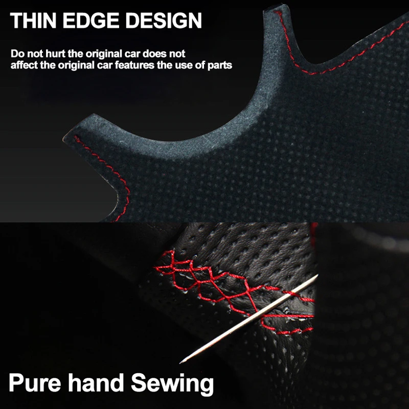 Hand Sewing Car Steering Wheel Cover Non-slip Funda Volante Braid on the Steering wheel For BMW E46 318i 325i E39 E53 X5
Hand Sewing Car Steering Wheel Cover Non-slip Funda Volante Braid on the Steering wheel For BMW E46 318i 325i E39 E53 X5