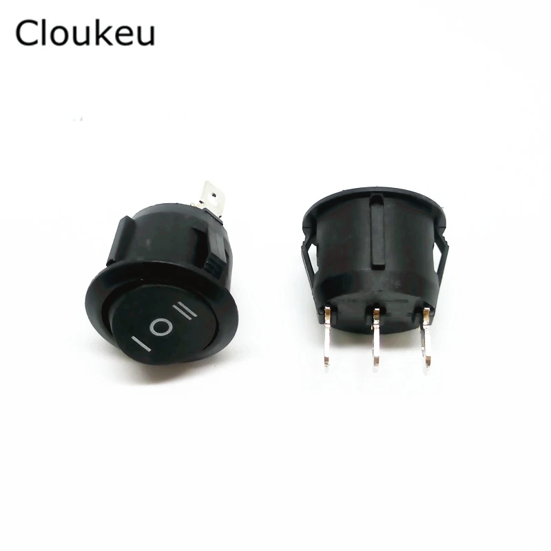 5Pcs 20MM Rocker Switch Round Black KCD1-105 3Pin 3File Seesaw Power switch 6A250V
5Pcs 20MM Rocker Switch Round Black KCD1-105 3Pin 3File Seesaw Power switch 6A250V