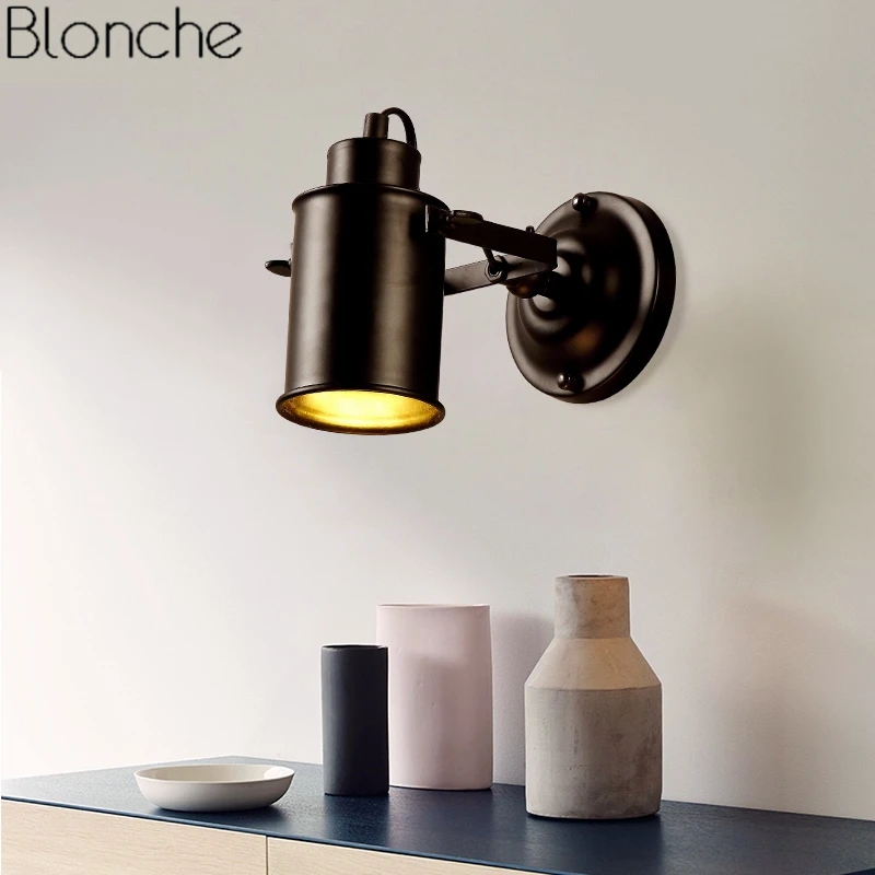 Industrial Led Wall Lights for Home Loft Decor Vintage Wall Sconce Light Fixture Bedroom Lamp Retro Lighting Iron Luminaire E27
Industrial Led Wall Lights for Home Loft Decor Vintage Wall Sconce Light Fixture Bedroom Lamp Retro Lighting Iron Luminaire E27