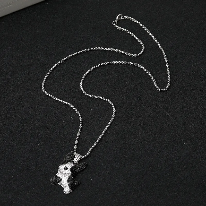 Fashion Statement Necklace Cute Crystal Dog Pendant For Women Men High Grade Cokey Dog Hip Hop Necklaces Jewelry Gifts
Fashion Statement Necklace Cute Crystal Dog Pendant For Women Men High Grade Cokey Dog Hip Hop Necklaces Jewelry Gifts
