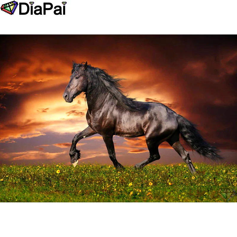DIAPAI 100% Full Square/Round Drill 5D DIY Diamond Painting "Horse sunset" Diamond Embroidery Cross Stitch 3D Decor A18504
DIAPAI 100% Full Square/Round Drill 5D DIY Diamond Painting "Horse sunset" Diamond Embroidery Cross Stitch 3D Decor A18504