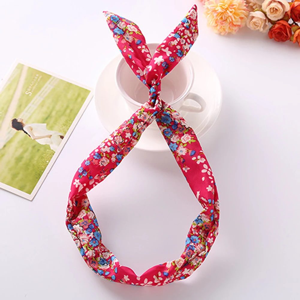 Korean Rabbit Bunny Ear Ribbon Hair Band Wire Elastic Headband Scarf Vintage Floral Hairband 2020 Girls Ladies Hair Accessories
Korean Rabbit Bunny Ear Ribbon Hair Band Wire Elastic Headband Scarf Vintage Floral Hairband 2020 Girls Ladies Hair Accessories