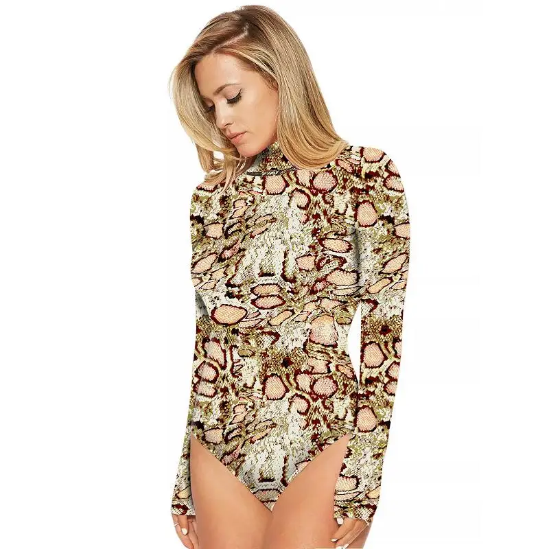Sexy Bodysuit Elegant Floral Print Long Sleeve Turtleneck Bodycon Bottoming Shorts Jumpsuit Night Club Outfit Fashion Rompers
Sexy Bodysuit Elegant Floral Print Long Sleeve Turtleneck Bodycon Bottoming Shorts Jumpsuit Night Club Outfit Fashion Rompers