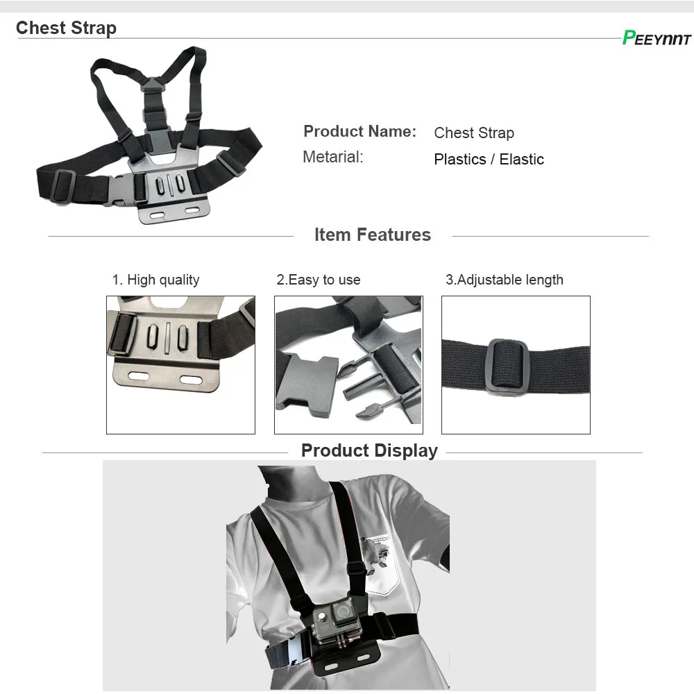 Peeynnt Accessories Set for Gopro 7 for Go pro Hero 6 5 4 3 2 Kit SJCAM SJ4000 EKEN H9 Selfie Stick Monopod Straps for Xiaomi Yi
Peeynnt Accessories Set for Gopro 7 for Go pro Hero 6 5 4 3 2 Kit SJCAM SJ4000 EKEN H9 Selfie Stick Monopod Straps for Xiaomi Yi