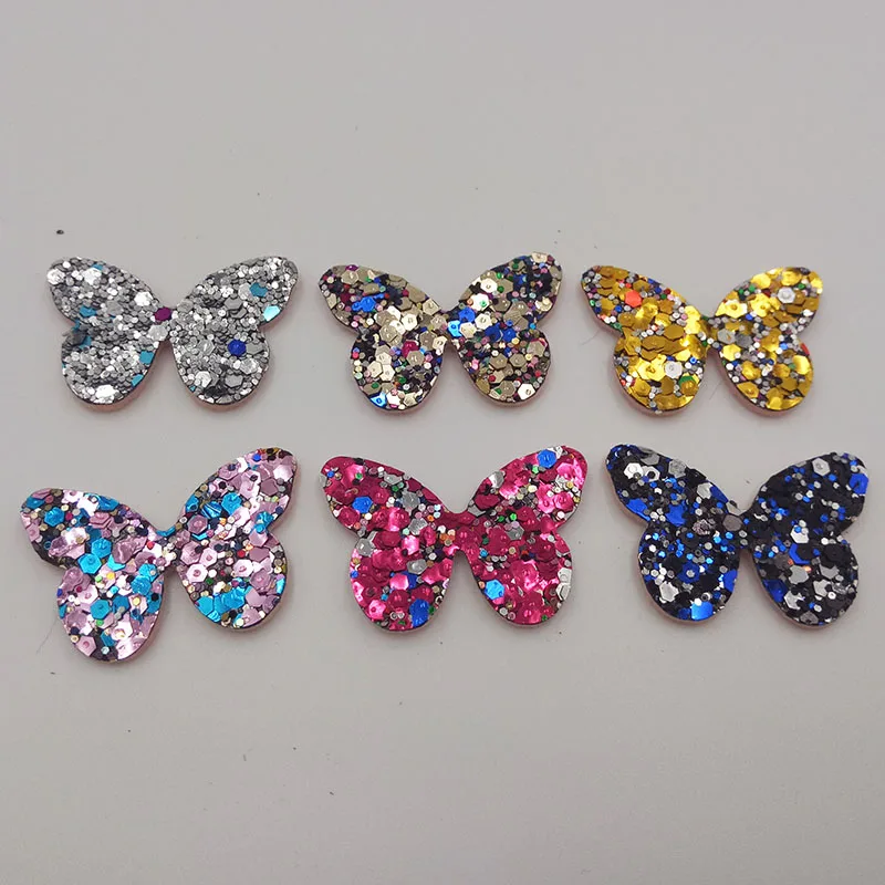 60PCS/lot 4x3CM Glitter Baby Girls Hair Accessories Sequins Butterfly Padded Appliqued for BB Clip Decoration
60PCS/lot 4x3CM Glitter Baby Girls Hair Accessories Sequins Butterfly Padded Appliqued for BB Clip Decoration