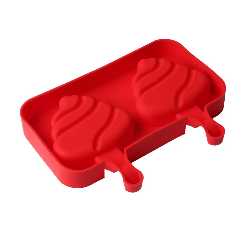New 2 Cavity Silicone Ice Cream Mould Ice Cube Tray Popsicle Mold DIY Frozen Molds Dessert Ice Cream Maker For Summer Fridge
New 2 Cavity Silicone Ice Cream Mould Ice Cube Tray Popsicle Mold DIY Frozen Molds Dessert Ice Cream Maker For Summer Fridge