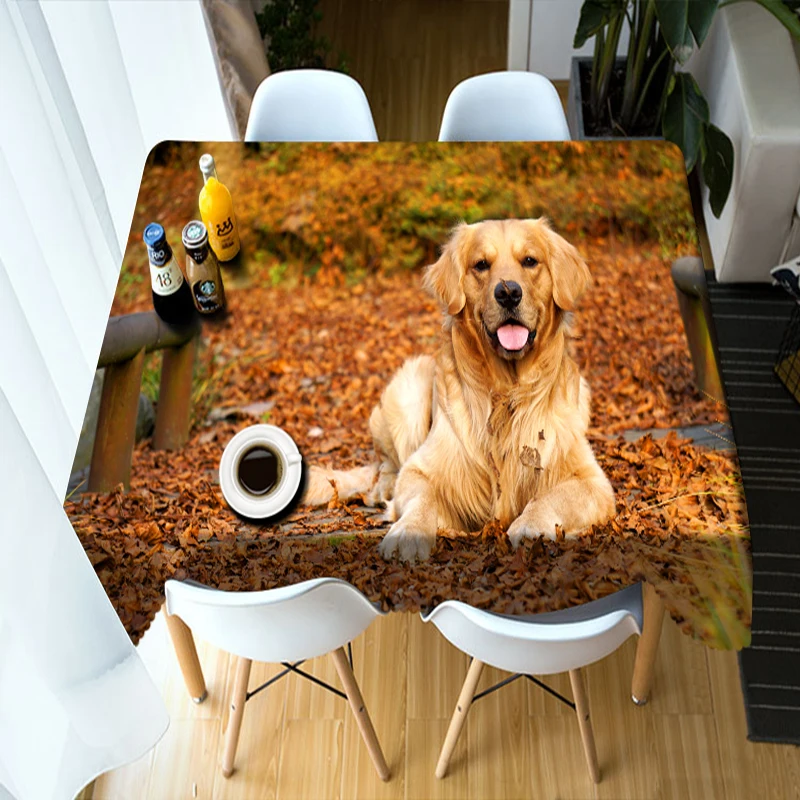 Senisaihon 3D Tablecloth Lovely Yellow Pet Dog Cat Pattern Polyester Dustproof Table Cloth Christmas Gift Decoration Table Cover
Senisaihon 3D Tablecloth Lovely Yellow Pet Dog Cat Pattern Polyester Dustproof Table Cloth Christmas Gift Decoration Table Cover
