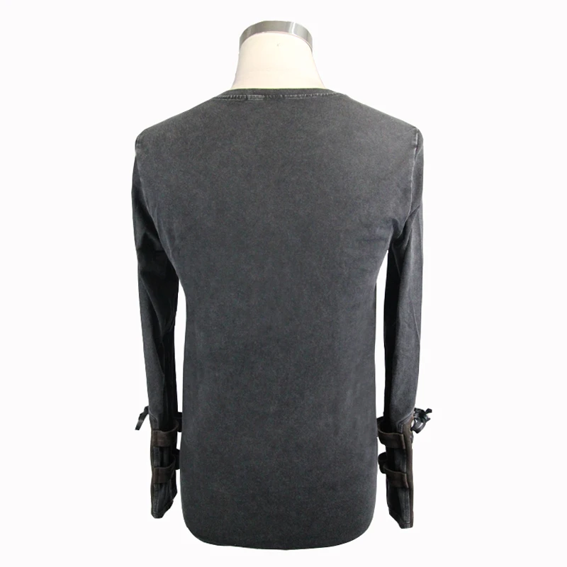 Steampunk Street Vintage Warrior Contrast Color Collage Belt Long Sleeve T Shirt Man Round Collar
Steampunk Street Vintage Warrior Contrast Color Collage Belt Long Sleeve T Shirt Man Round Collar