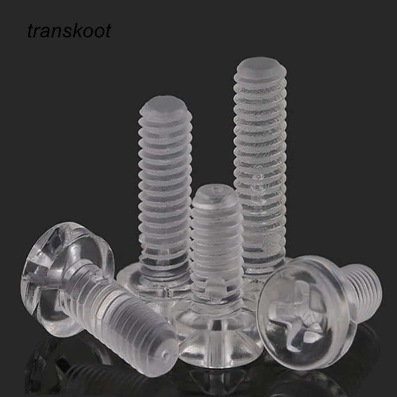 50Pcs ISO7045 DIN7985 M2 M2.5 M3 M4 M5 Transparent Acrylic Cross Round Head Nylon Screws Plastic Phillips Screw
50Pcs ISO7045 DIN7985 M2 M2.5 M3 M4 M5 Transparent Acrylic Cross Round Head Nylon Screws Plastic Phillips Screw