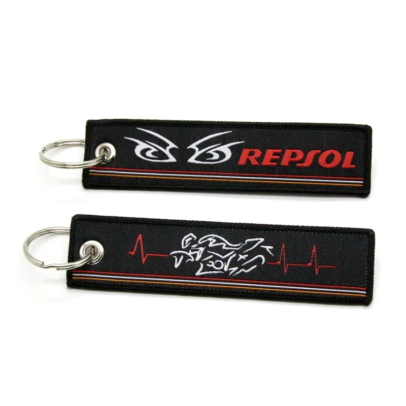 For Honda CBF1000 REPSOL CRF1000L New 2019 Motorcycle Key Chain Woven Key Ring Tag Label Chain Black Car Keychain
For Honda CBF1000 REPSOL CRF1000L New 2019 Motorcycle Key Chain Woven Key Ring Tag Label Chain Black Car Keychain
