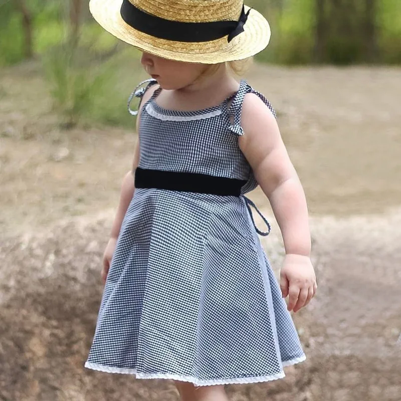 Girls Child Ins Hot Sell Plaid Lace Bow Ruffles Straps Dress Summer Holiday Beach Wear Lovely Kids Clothing
Girls Child Ins Hot Sell Plaid Lace Bow Ruffles Straps Dress Summer Holiday Beach Wear Lovely Kids Clothing