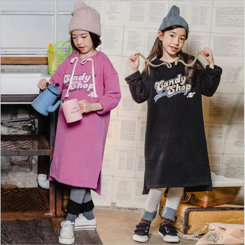 New Winter Drawstring Korean style cotton padded dress big girls baby children's printed long-sleeved casual dress
New Winter Drawstring Korean style cotton padded dress big girls baby children's printed long-sleeved casual dress