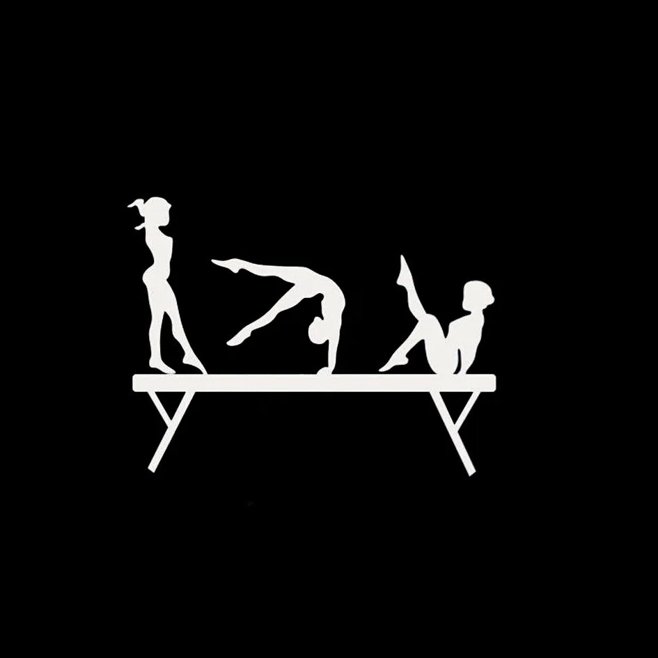 Car styling Three Girls Gymnastics Balance Beam Of Car Stickers Cartoon Vinyl Decals Window Motorcycle Jdm
Car styling Three Girls Gymnastics Balance Beam Of Car Stickers Cartoon Vinyl Decals Window Motorcycle Jdm